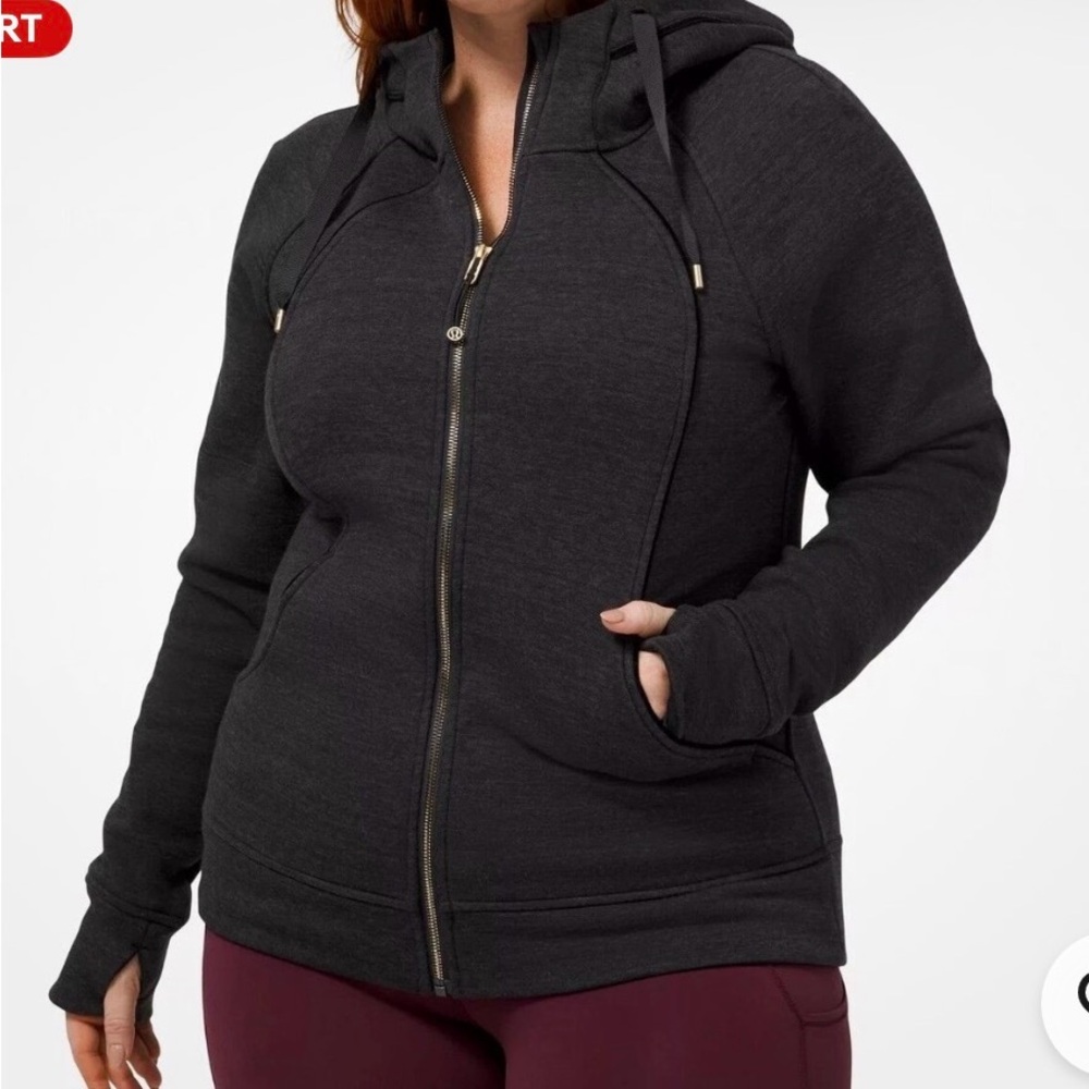 lululemon athletica Charcoal Zip-Up Hoodie